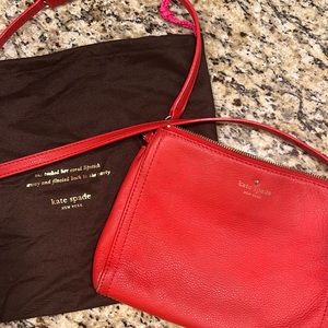 Red Kate Spade Cross Body Bag